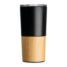 A DESIGN Termovka s kombinacijo bambusa in jekla Cesena 500 ml, črna