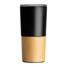 A DESIGN Termovka s kombinacijo bambusa in jekla Cesena 500 ml, črna