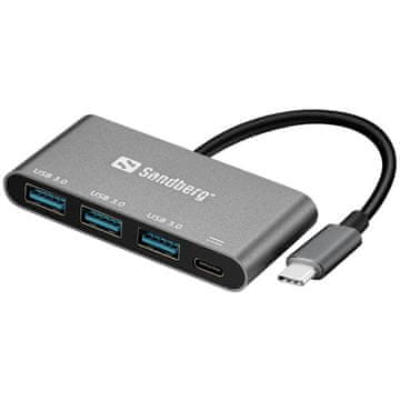 USB-C to 3x USB 3.0 + PD Hub