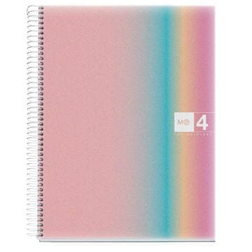 Miquelrius Zvezek A4 črtast, 120 listni, 70g, Aurora PP West Bay