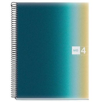 Miquelrius Zvezek A4 črtast, 120 listni, 70g, Aurora PP Iceland