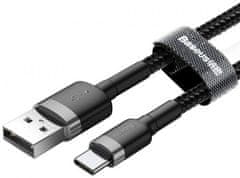 BASEUS Podatkovni kabel Catklf-UG1 Quick Charge Type C 2A 3m - črn