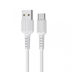 Borofone Podatkovni kabel BX16 Type C na USB 1m 3A bel