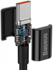 BASEUS Podatkovni kabel Catys-B01 Supirior Quick Charge 100W Type C na Type C - črn