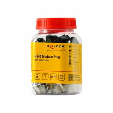 Delock RJ45 konektor CAT.6A, CAT.7 FTP pak/25 66903
