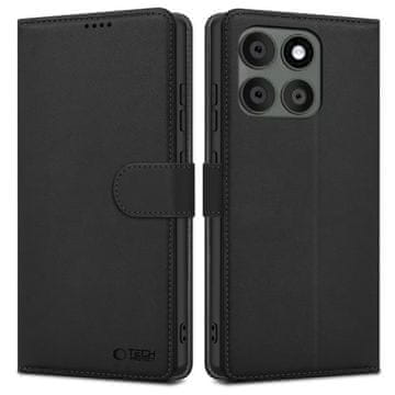 Tech-protect Wallet ovitek za Motorola Edge 60 Pro, črna