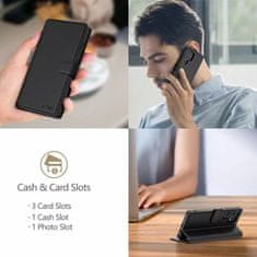 Tech-protect Wallet ovitek za Motorola Edge 60 Pro, črna