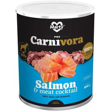 MARTY konzervirana hrana za pse ProCarnivora-losos+krema 800 g