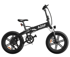 A DECE OASIS A20F+ FatBike električno kolo, črno