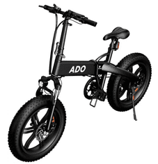 A DECE OASIS A20F+ FatBike električno kolo, črno