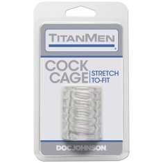 Doc Johnson Kletka za penis Doc Johnson - TitanMen, prozorna