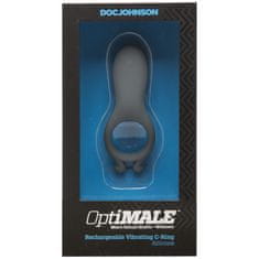 Doc Johnson Vibracijski C-obroček za penis Doc Johnson, siv