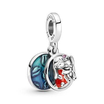 Pandora Srebrni obesek Lilo in Stitch Disney 799383C01