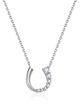 MOISS Srebrna ženska ogrlica Podkev N0000012