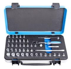 Unior 188B garnitura nasadnih ključev 1/4" v kovinski kaseti (615150)