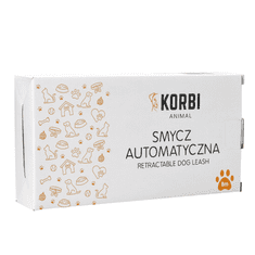 Korbi "Samodejni povodec za psa – 8 m močan odsevni trak z blokado, do 50 kg