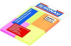 Donau Samolepilni listek 38 x 51 mm - mešanica neonskih barv 200 listov