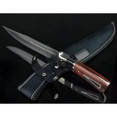 Foxter FOXTER Vojaški lovski nož, nožnica 27 cm, T-219