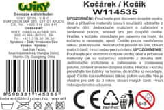 Wiky Globok voziček za punčke 48 x 28 x 54 cm