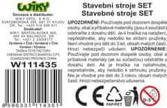 Wiky Gradbeni avtomobili 6 kosov 6 cm
