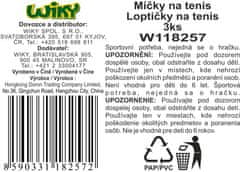 Wiky Žogice za tenis 3 kosi