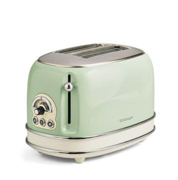 Ariete Vintage opekač kruha – zelen, 2-rezinski, 155/14