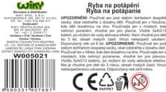 Potapljajoče se ribe Žareča piranja - angleško pakiranje
