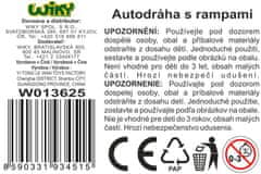 Avtodrom z rampami 4 mini avtomobili