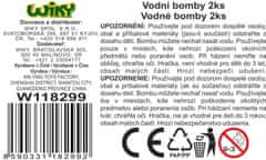 Vodne bombe 2 kosa 17 cm - angleška embalaža