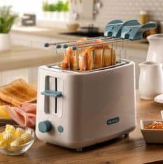 Ariete Ariete opekač 2 rezini 157 – bel, s prijemkami, 760 W