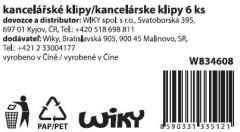 Pisarniška sponka 6 kosov, 25 mm