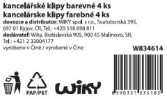Pisarniška sponka 4 kosi, 32 mm