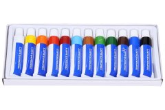 Tempera barva za kovino 12 kosov - 12ml