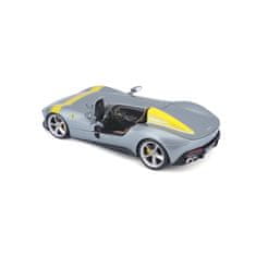 Burago B Ferrari Monza SP1 Silver Blue 1:24