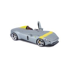 Burago B Ferrari Monza SP1 Silver Blue 1:24