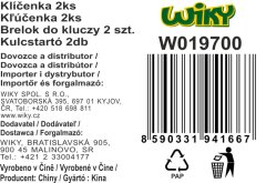 Obesek za ključe 2 kosa - Zelenjava