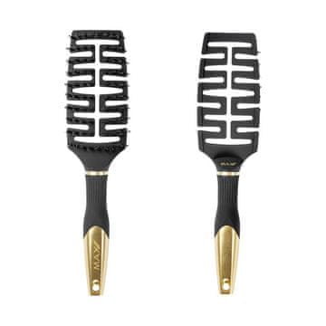 Max Pro Detangler Brush krtačo za razvozlavanje GOLD