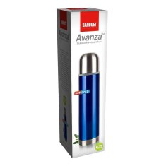 Banquet Termos iz nerjavečega jekla AVANZA Blue 0,75 l