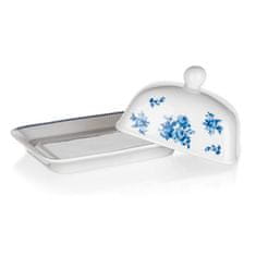 Banquet BLUE FLOWER posoda za maslo 17,5 cm