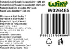 Spomenik s ključavnico 11x15 cm Prostor