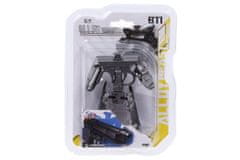 Robot pištolska kovina 2v1 11 cm