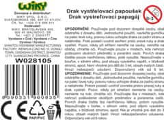 Zmajska papiga 38 cm