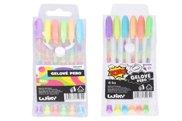 Komplet gel pisal 6 kosov Rainbow