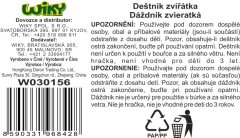 Dežnik z živalskimi ušesi 47 cm