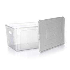 BRILANZ Škatla za shranjevanje MULTIBOX 17l, 39x26x20,5cm, pokrov, sponka, plastika