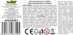 Dino vijak z učinki triceratops 13 cm
