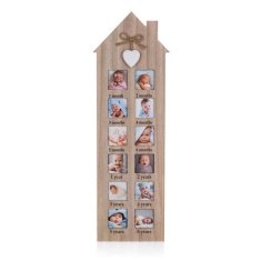 HOME DECOR Foto okvir BABY 0-6 let 48 x 14,8 x 0,8 cm