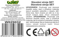 Stroj za sestavljanje avtomobilov 12 cm 3 kosi