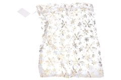 Vrečka ORGANZA Snežinke 25x35 cm Božič