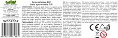 RC avto za čiščenje na daljinsko upravljanje 20,5 cm